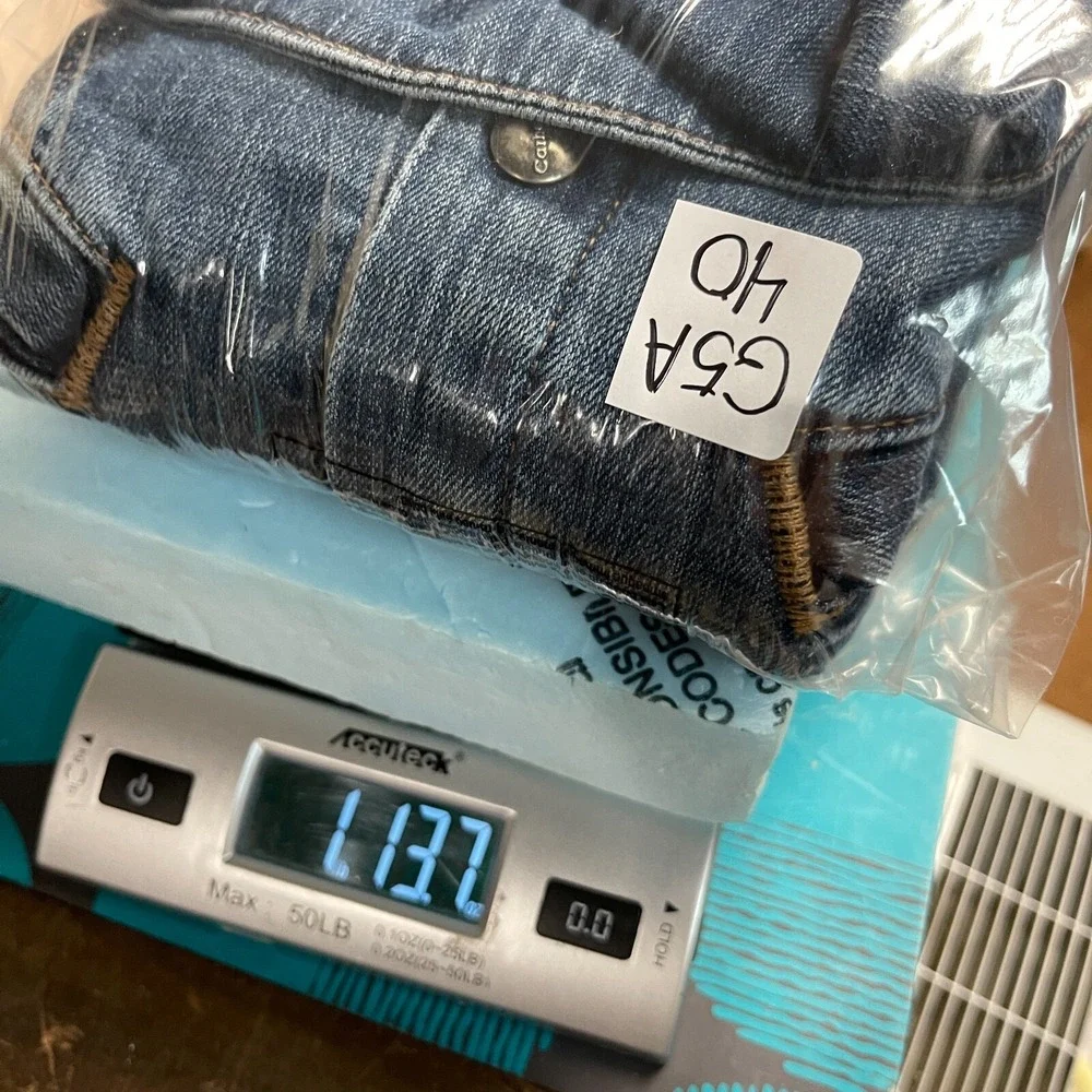 Carhartt Women Blue Wash Long Sleeve Snap Front Cotton Casual‎ Denim Jacket M